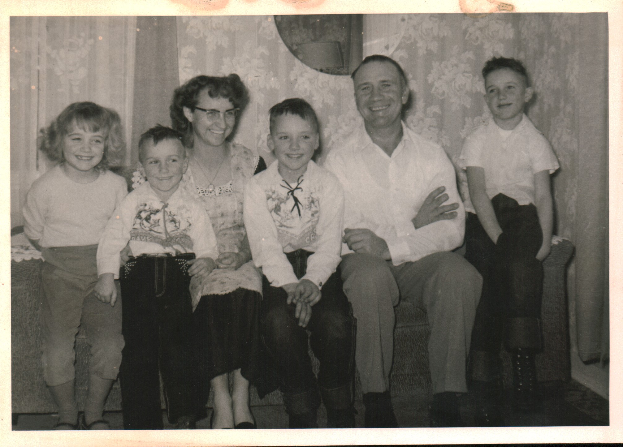 Earl and Margaret Hemmert with their children